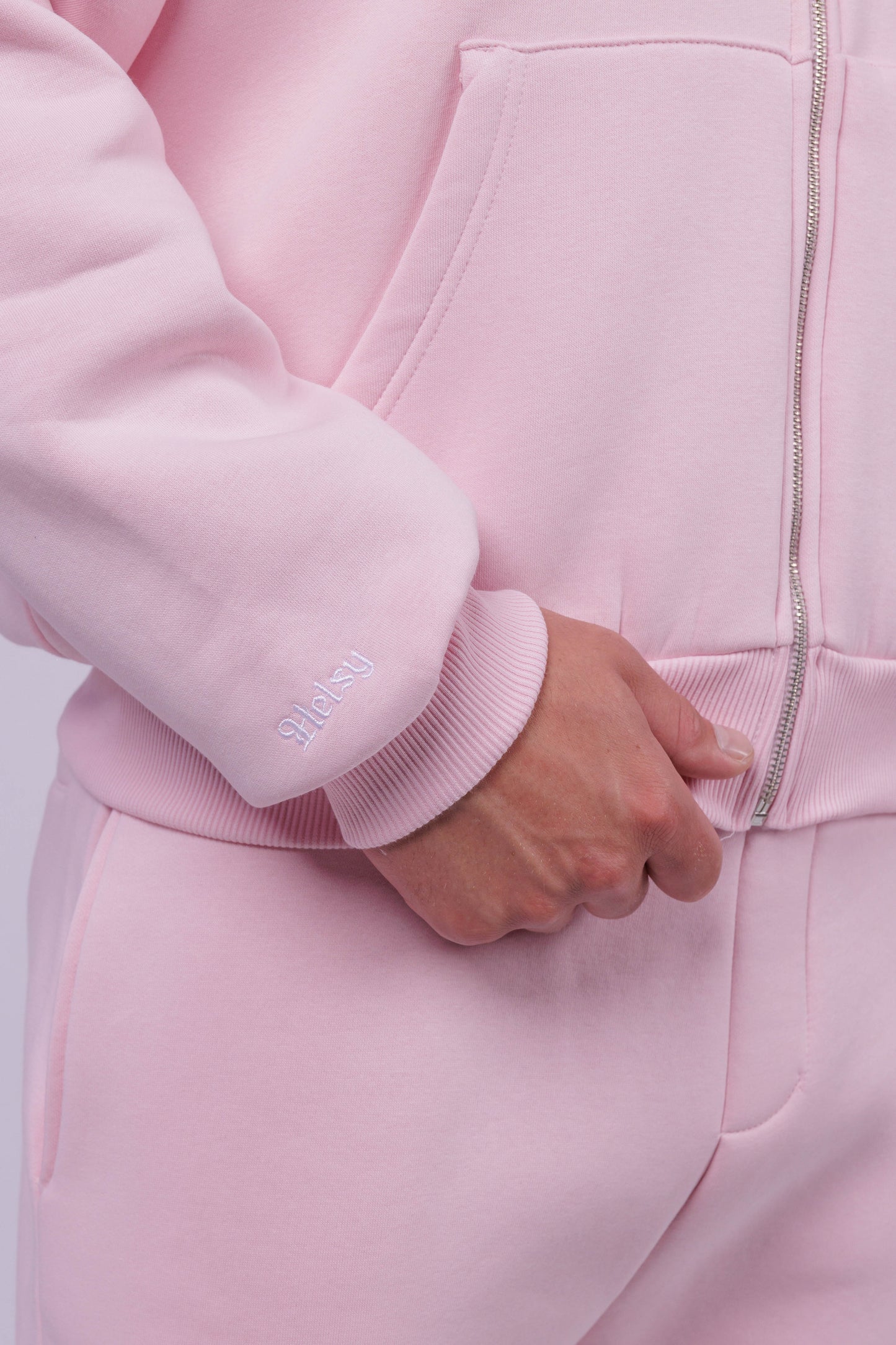 Zip hoodie Pink