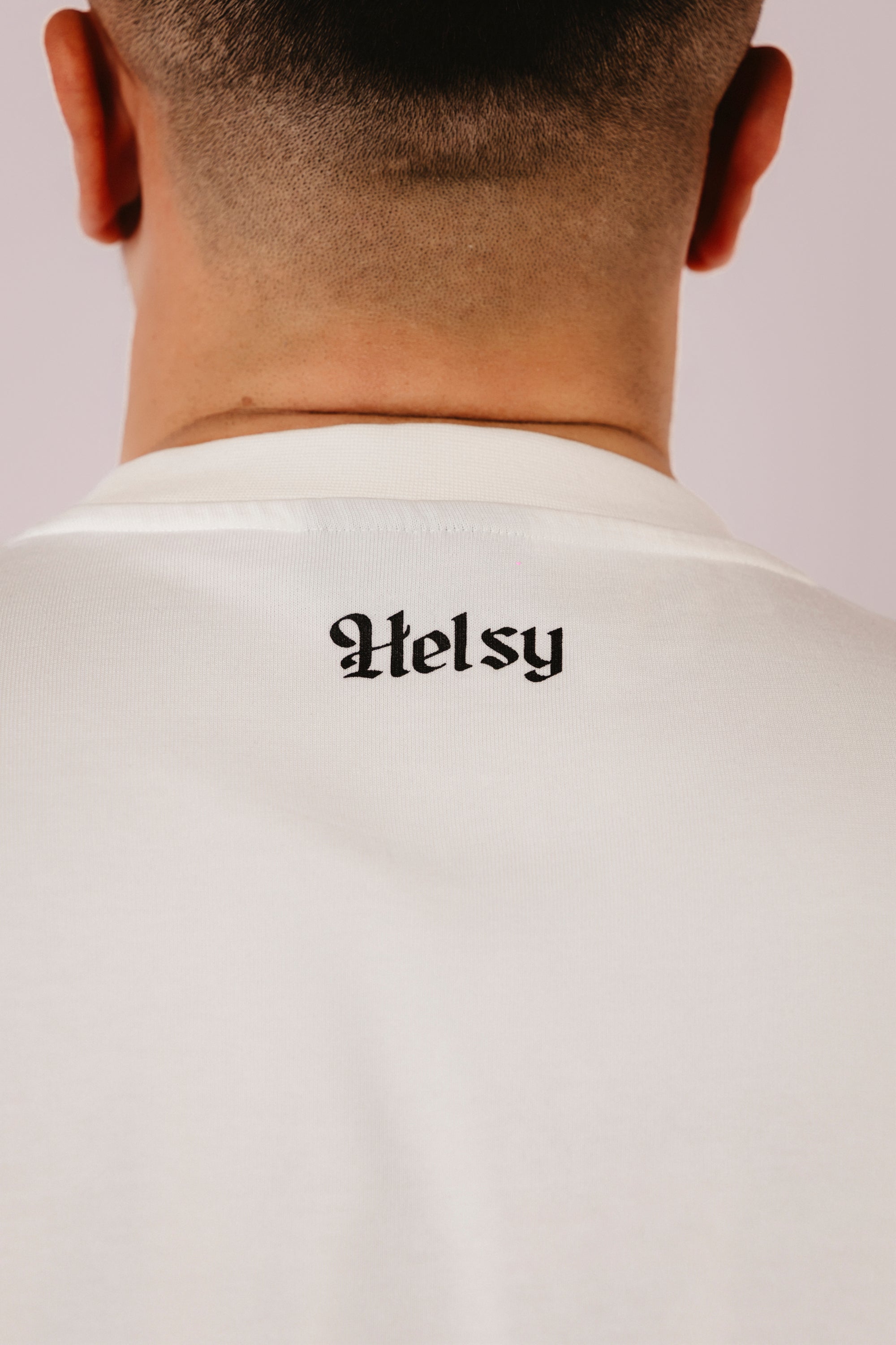 White T-Shirt with Embroidery