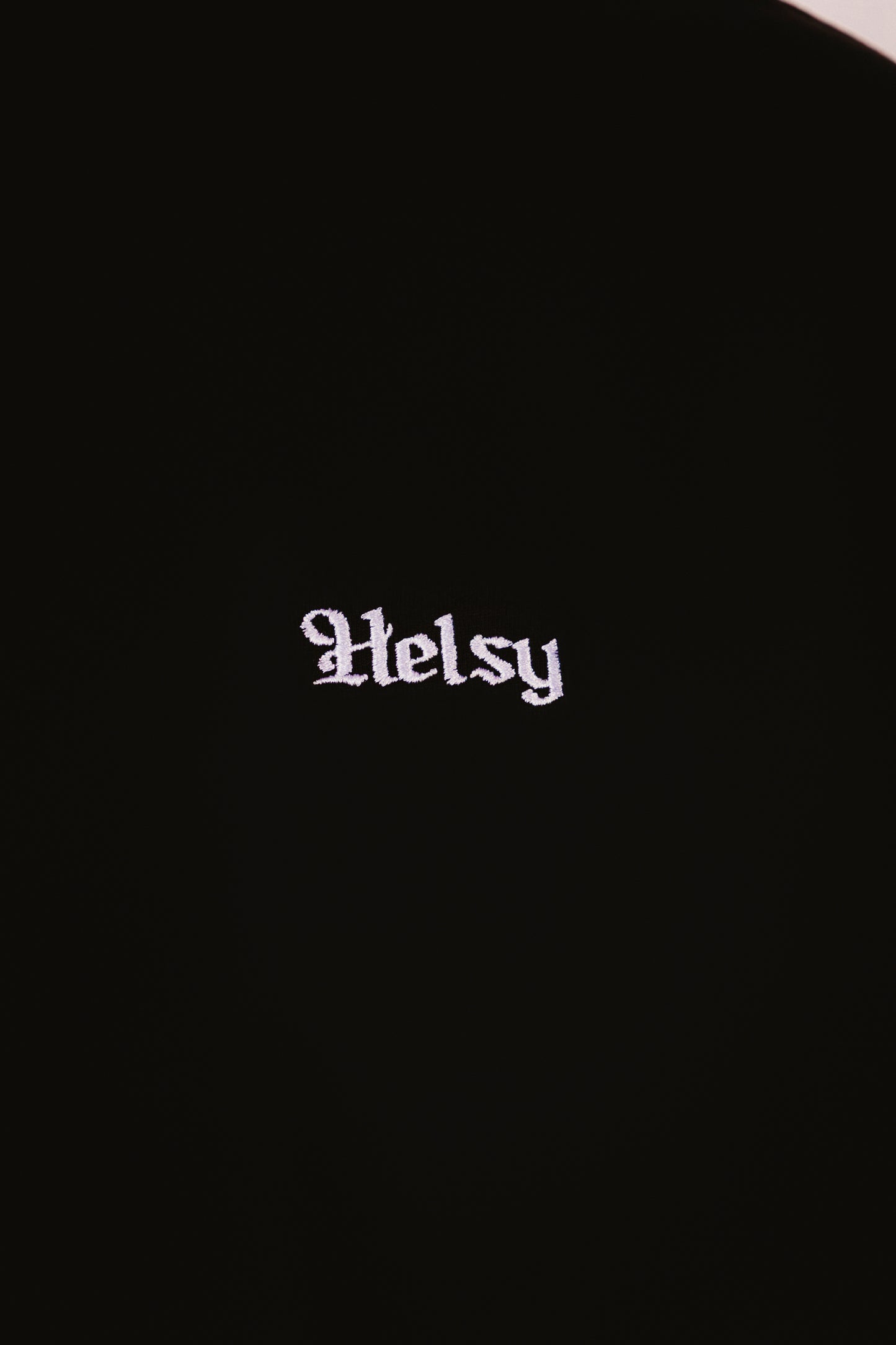 Black T-Shirt with Embroidery