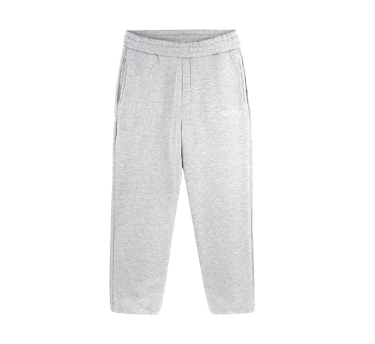 Open Leg Joggers të hirtë me nuancë bore