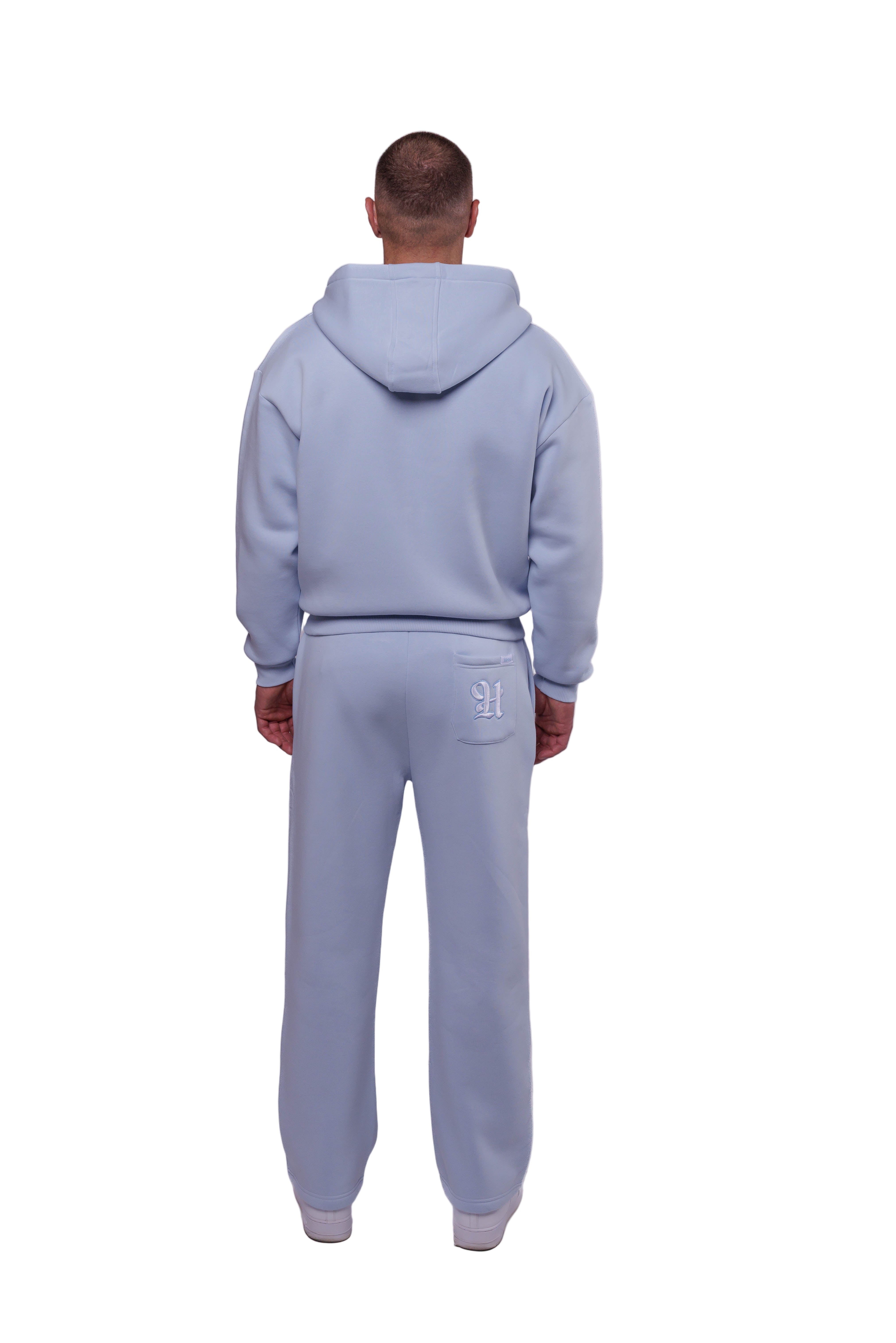 Trenerka komplet ngjyrë të kaltër akulli