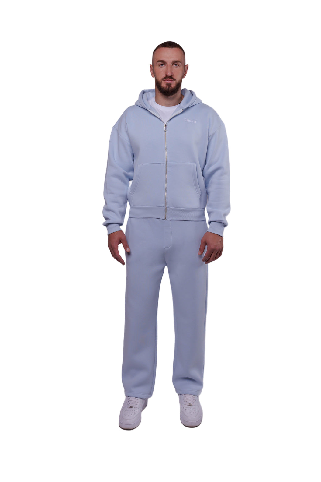Zip hoodie i Kaltër i akullt
