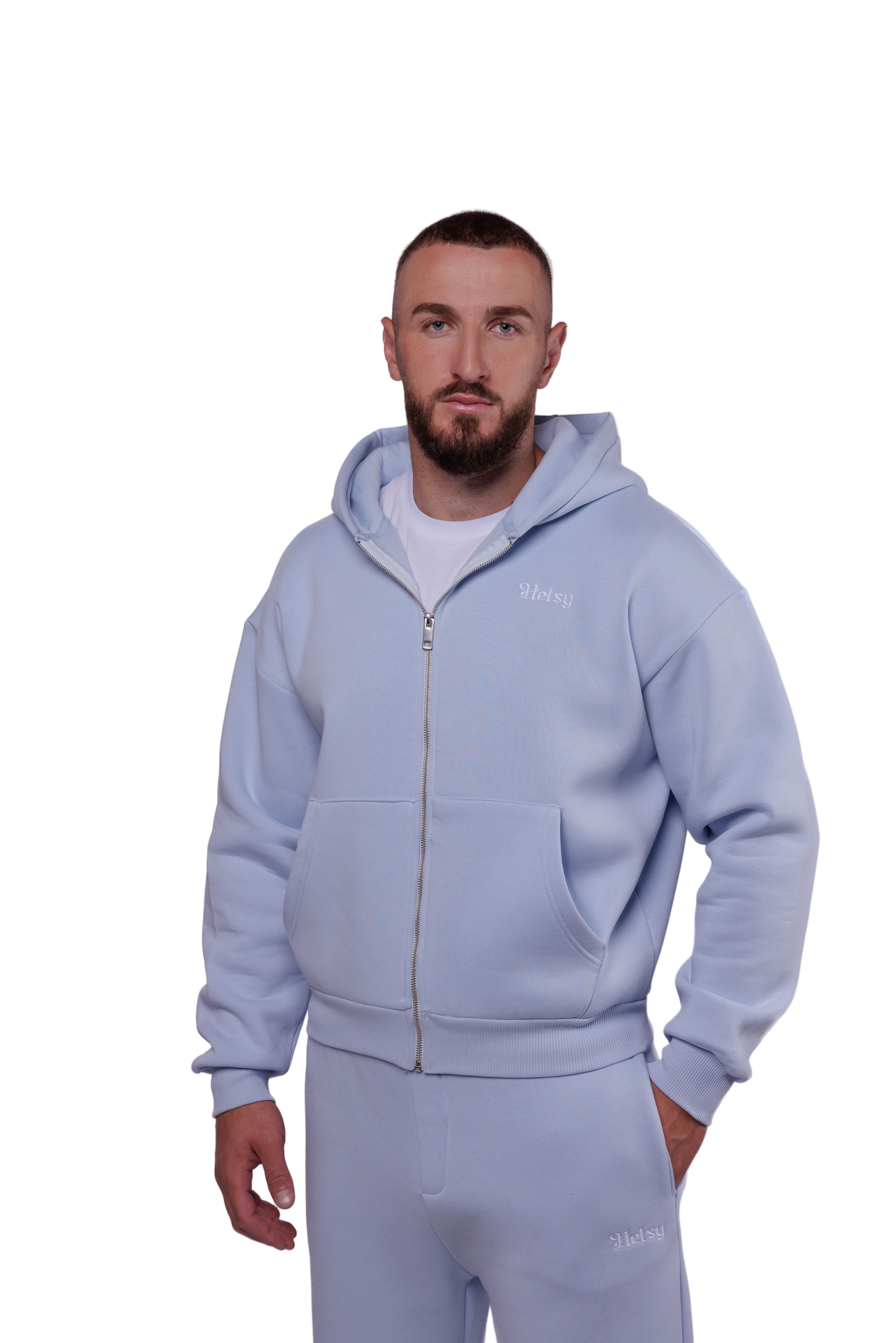 Zip hoodie i Kaltër i akullt - EDICION I LIMITUAR