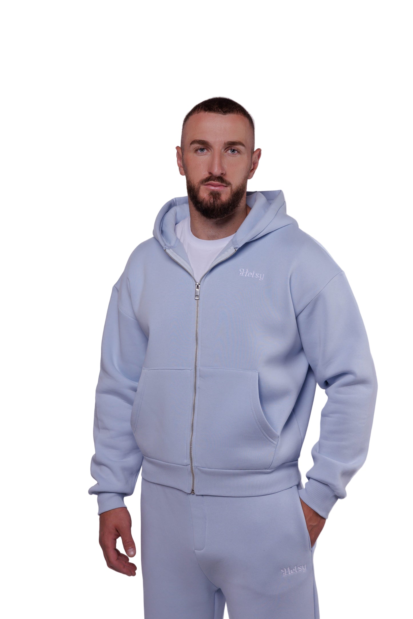 Zip hoodie i Kaltër i akullt - EDICION I LIMITUAR