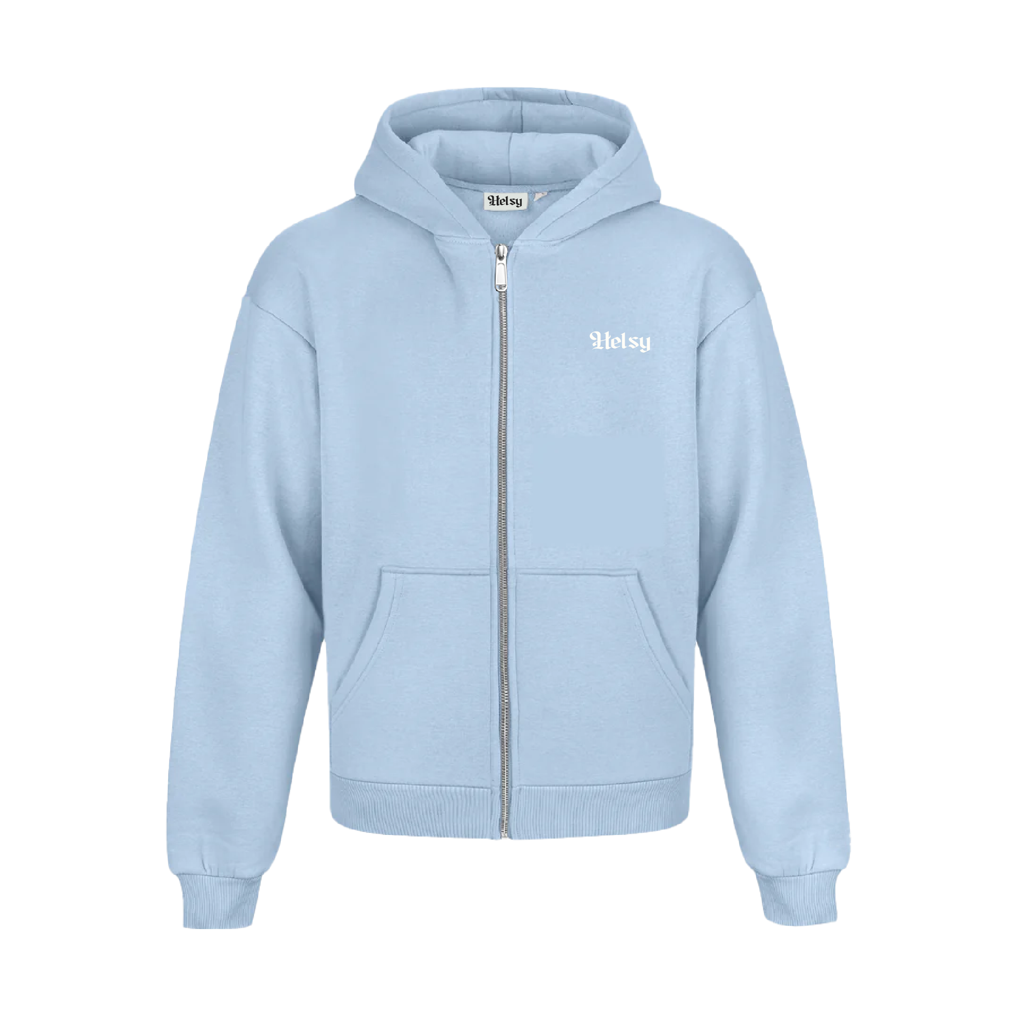 Zip hoodie i Kaltër i akullt
