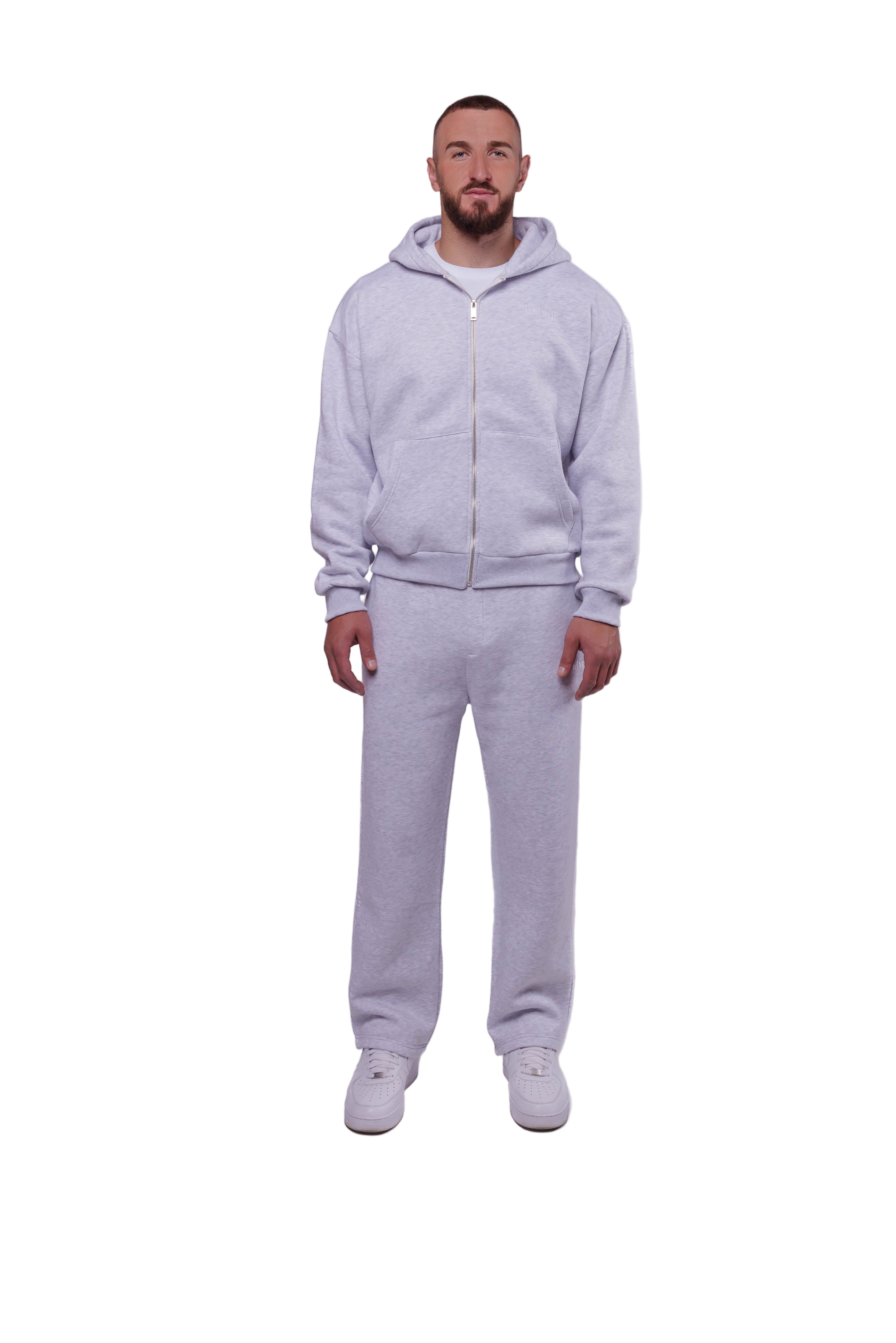 Zip hoodie i Hirtë me nuancë bore