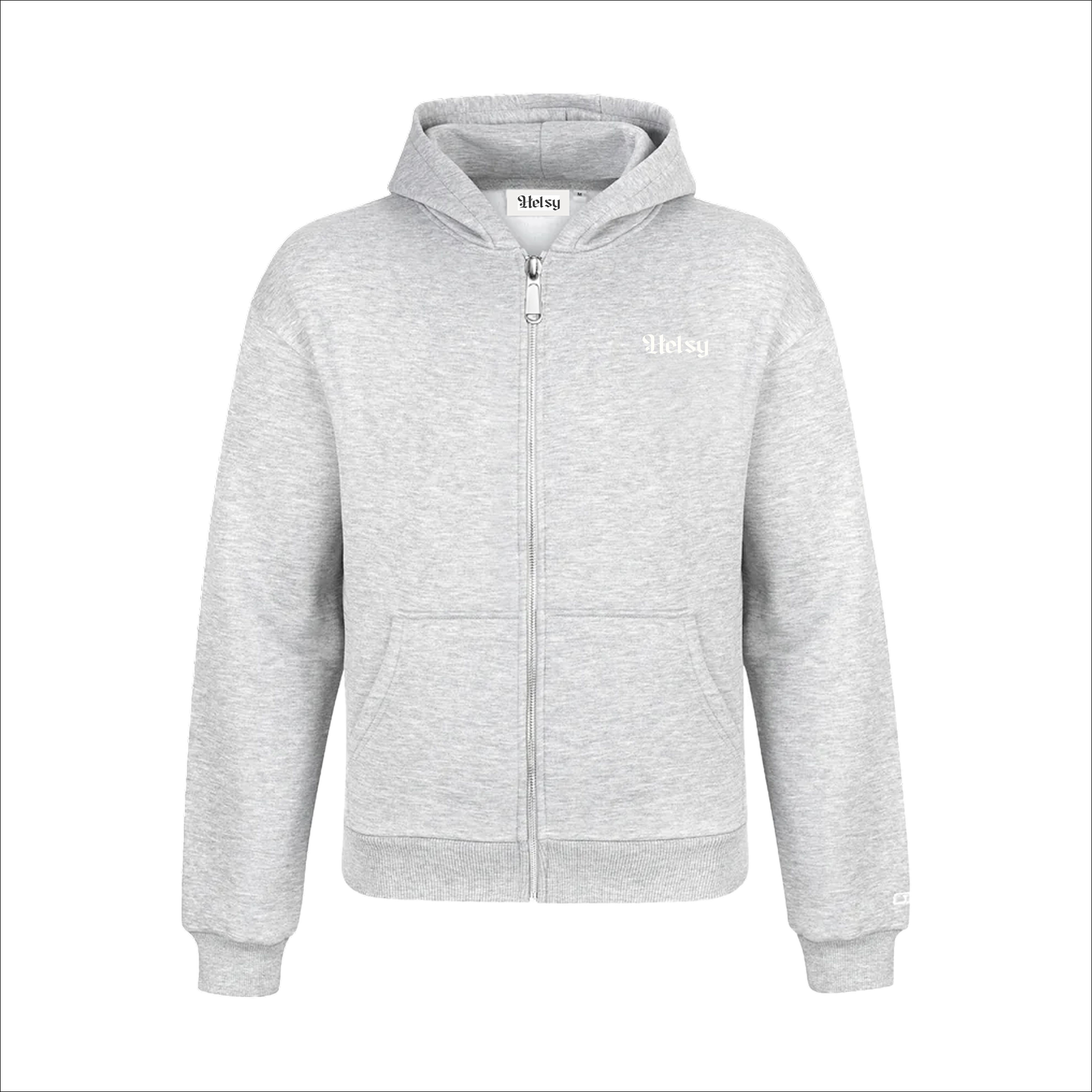 Zip hoodie i Hirtë me nuancë bore